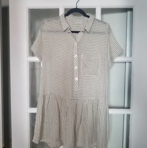 Urban Outfitters Semi Sheer Drop Waist Dress